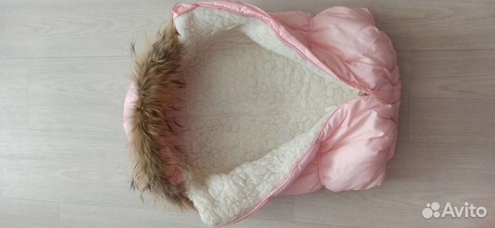 Конверт на выписку для девочки зимний