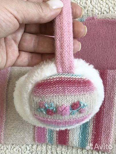 Шарф и меховые наушники Accessories London