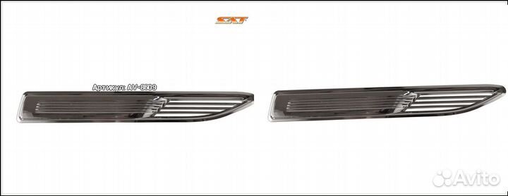 Решетка на крыло ford mondeo 2007 - 2014 правая