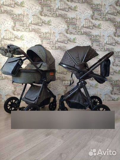 Коляска 2 в 1 luxmom v9