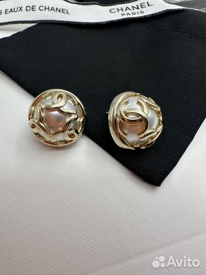 Серьги chanel
