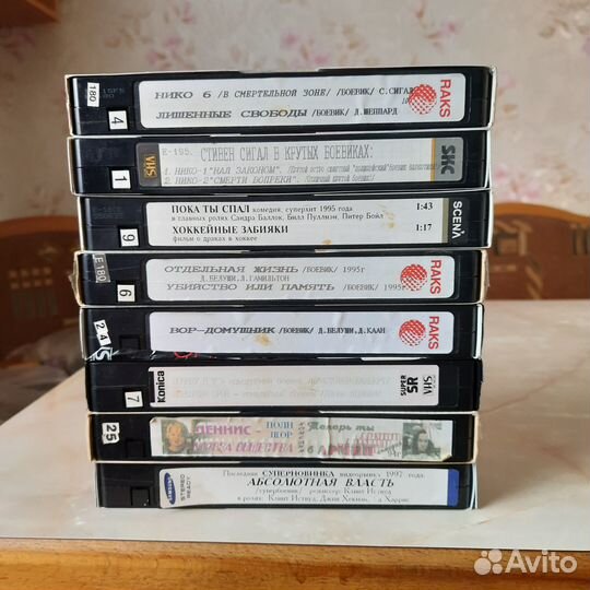 Видеокассеты Б\У