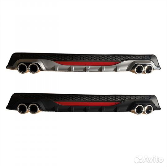 Накладка заднего бампера Toyota Corolla