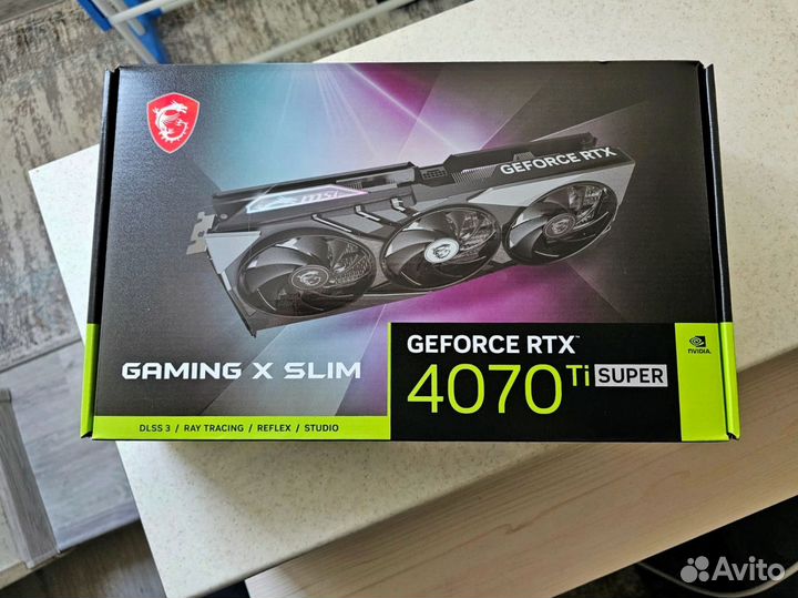 Новая RTX 4070 Ti Super MSI gaming X slim