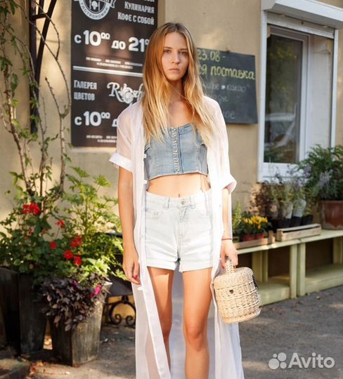 Джинсовый топ Mango xs