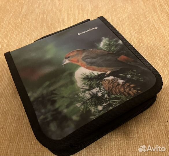 Сумка новая для CD дисков на 32 штуки 3D рисунок