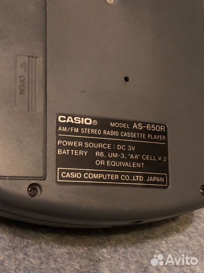 Кассетный плеер Casio AS 650R