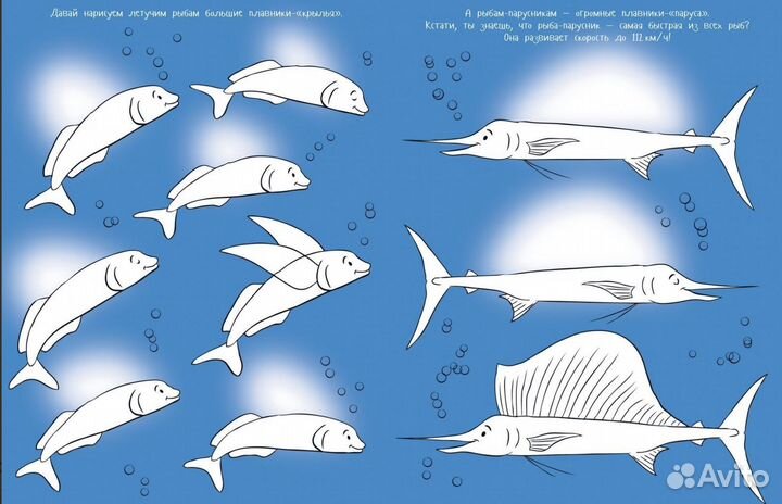 Морские животные. Рисуем, раскрашиваем, играем