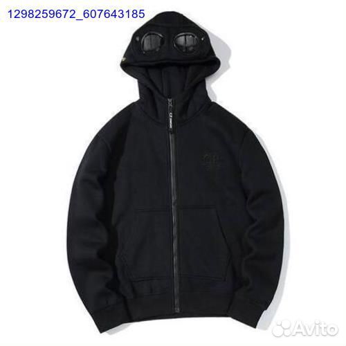 Зип худи C.P Company чёрное (Арт.77330)