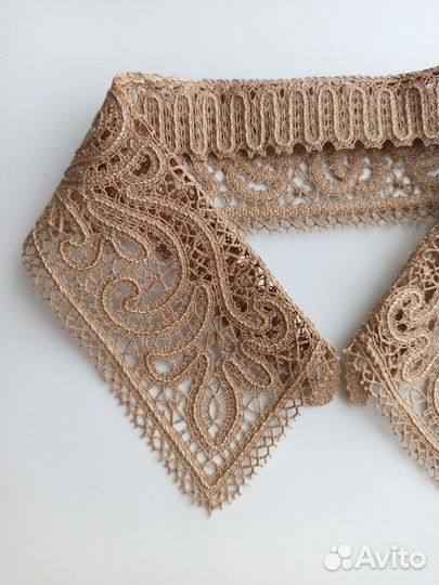 Воротник кружевной на коклюшках шелковый