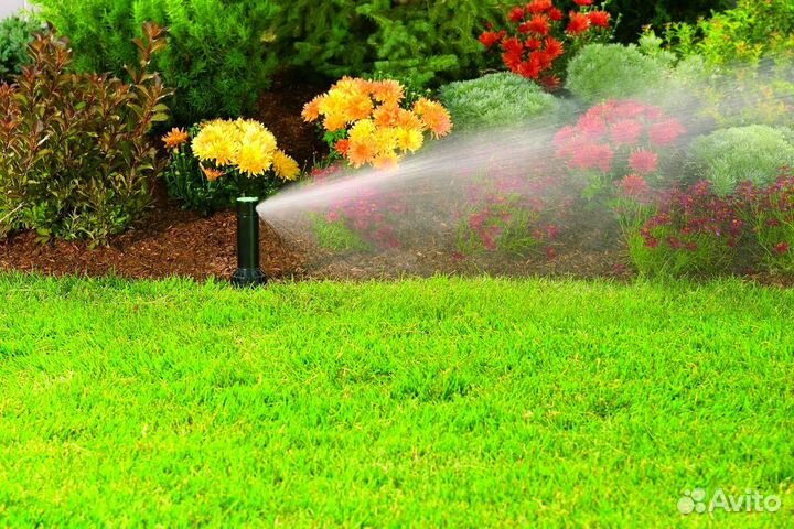 Автополив, Автоматический полив газона