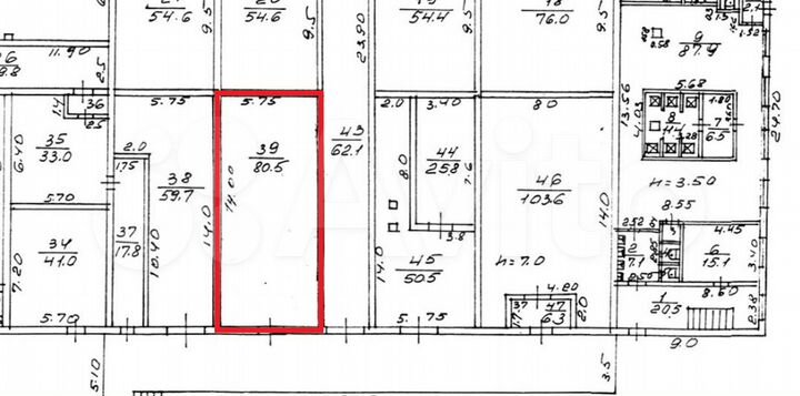 Склад, 80.5 м²