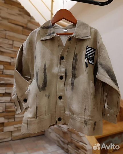 Джинсовый костюм двойка. Размеры 100, 120, 140