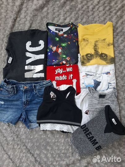 Вещи пакетом на девочку 146