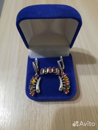 Кольцо и серьги