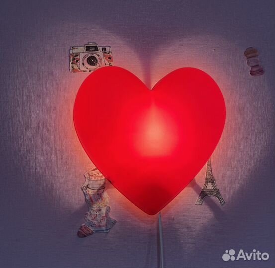 Ночник сердце