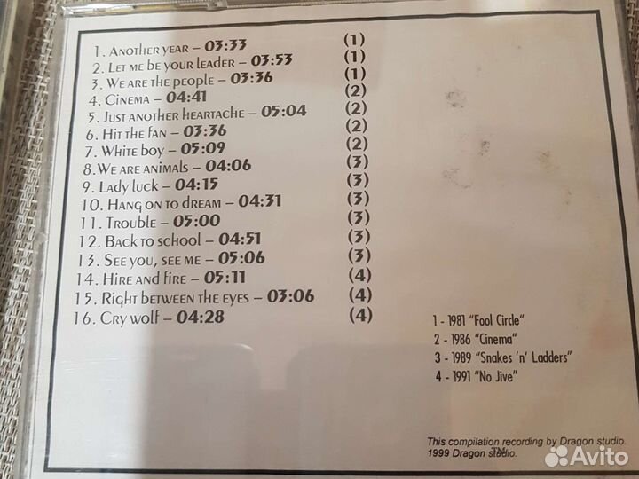 Cd диски рок металл