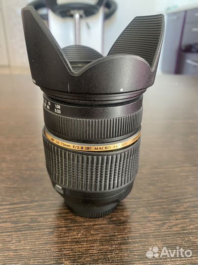 Объектив tamron для nikon 28 75mm f2.8