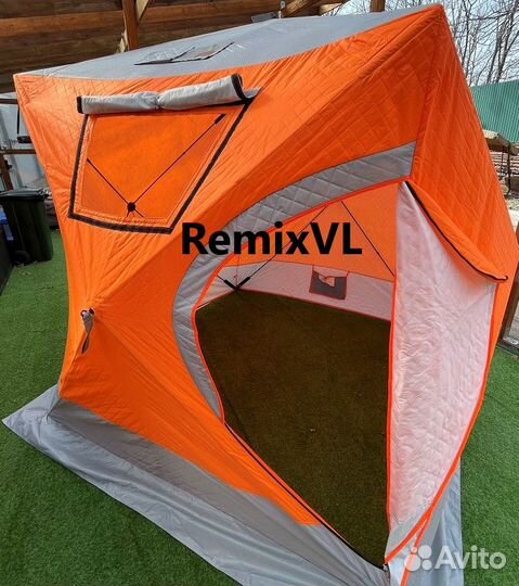 Вытяжка для трубы Палатка куб зимняя утепленная