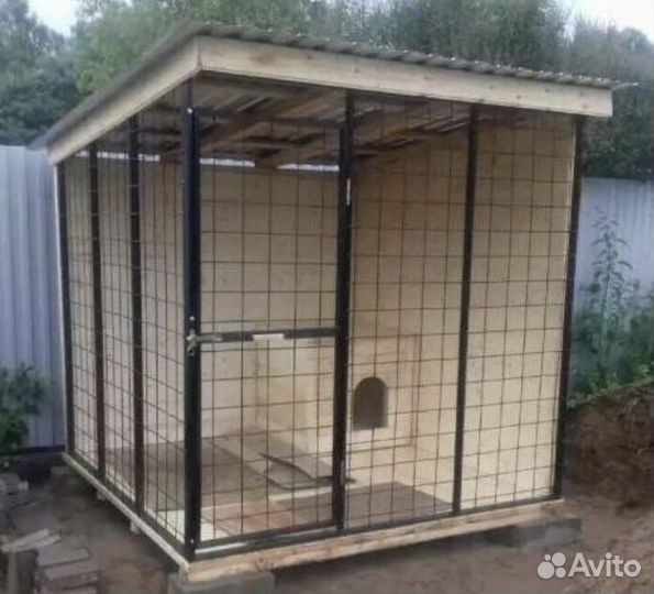 Вольеры и будки для собак, клетки для животных