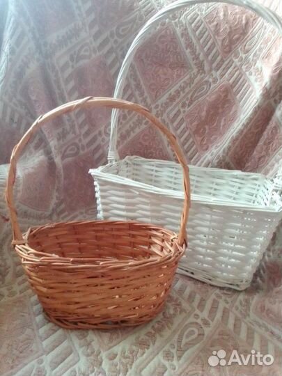 Корзины для рукоделия и декора