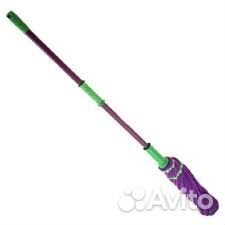 Швабра с отжимом,с насадкой из микрофибры 113см