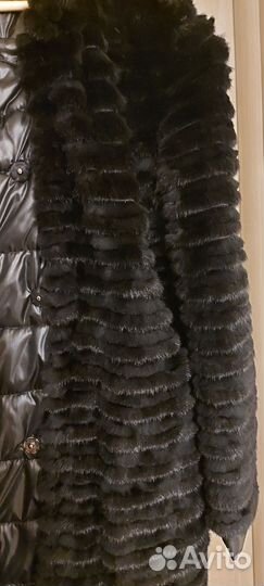 Пальто меховое(норка+кролик) р-р 50