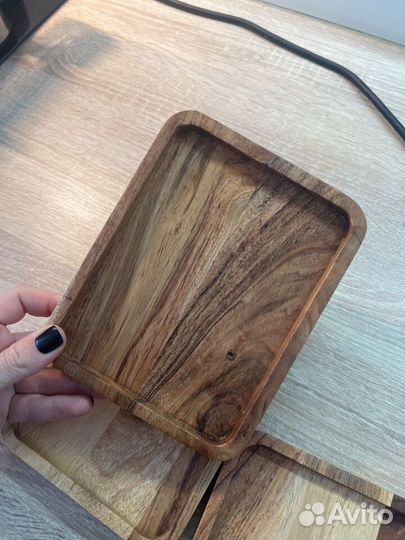 Поднос деревянный новый h&m home