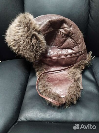 Шапка ушанка меховая