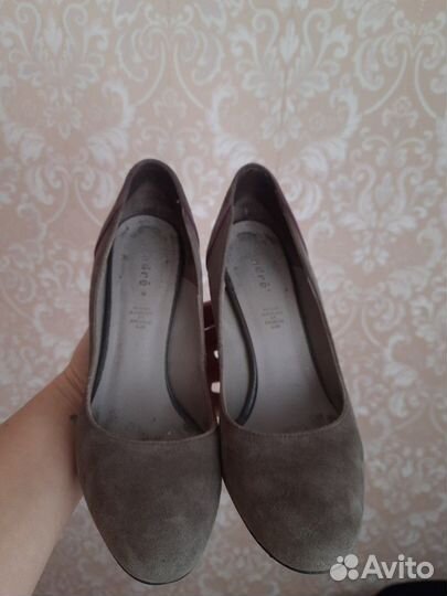 Туфли женские 37 размер натуральная замша