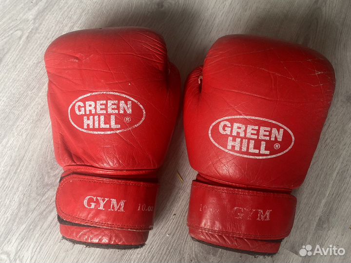 Перчатки боксёрские Green Hill