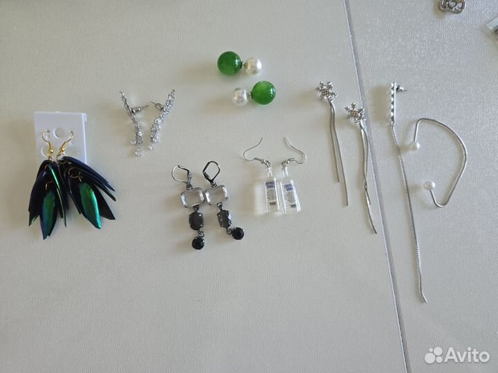 Серьги бижутерия