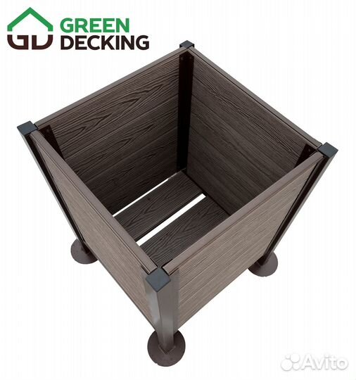 Клумба из дпк