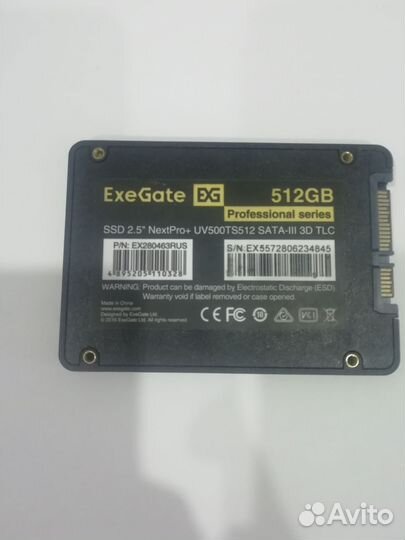 Ssd Exegate 512GB