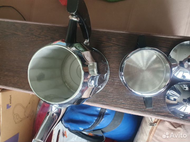 Советский кофейник и сахарница