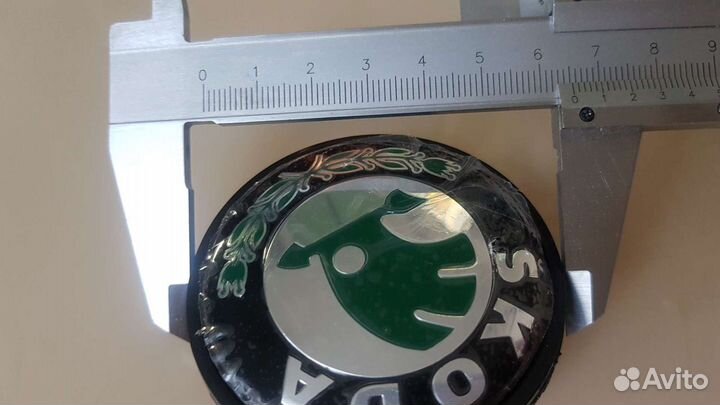 Заглушки литых дисков колпачки VAG Scoda 65мм