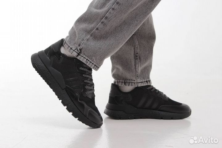 Кроссовки Adidas Nite jogger triple black