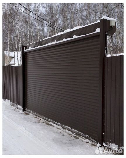 Ворота алютех роллетные