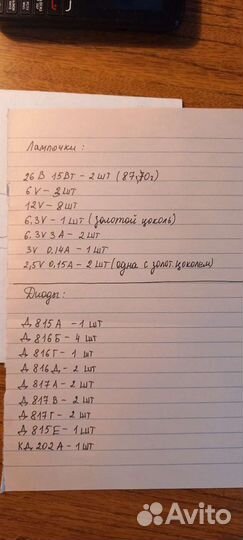 Радиодетали СССР