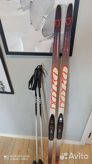 Лыжи беговые, комплект детский