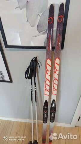 Лыжи беговые, комплект детский