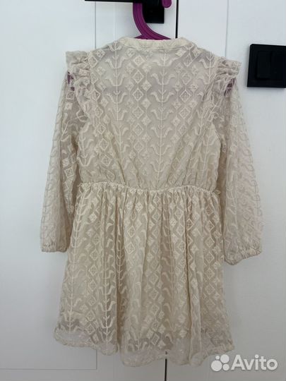 Платье zara для девочки нарядное 116