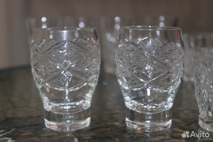 Рюмки хрусталь из СССР в добор