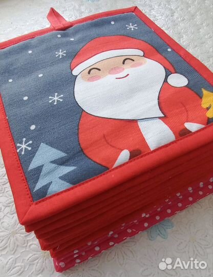 Новогодние подарочные прихватки