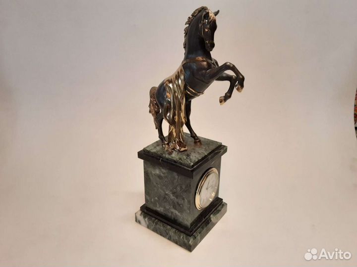 Подсвечники бронза-змеевик