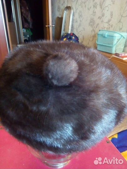 Шапка норковая женская