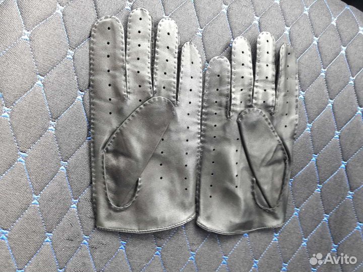 Мужские кожаные перчатки новые