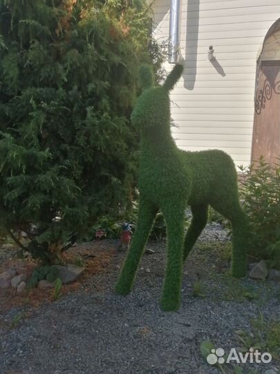Оленёнок, фигура для сада, топиарий, декор