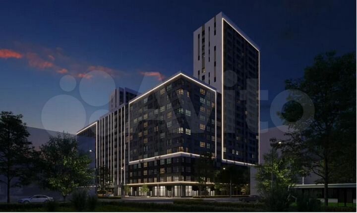 2-к. квартира, 67,4 м², 15/22 эт.