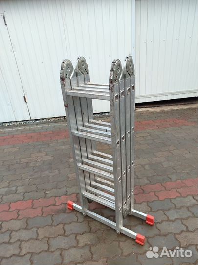 Лестница раздвижная алюминиевая